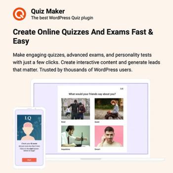 Quiz Maker Pro - The best WordPress Quiz plugin